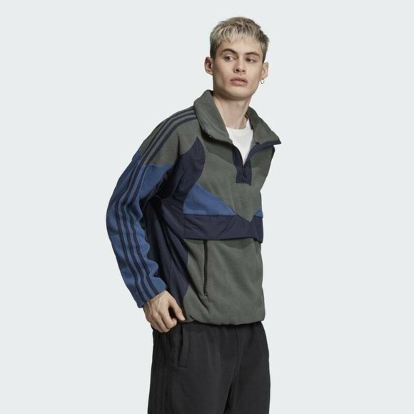 {ED5735} ADIDAS ORIGINALS STANDARD PT3 20 JACKET Fleece colorblock pullover soft - Picture 10 of 12